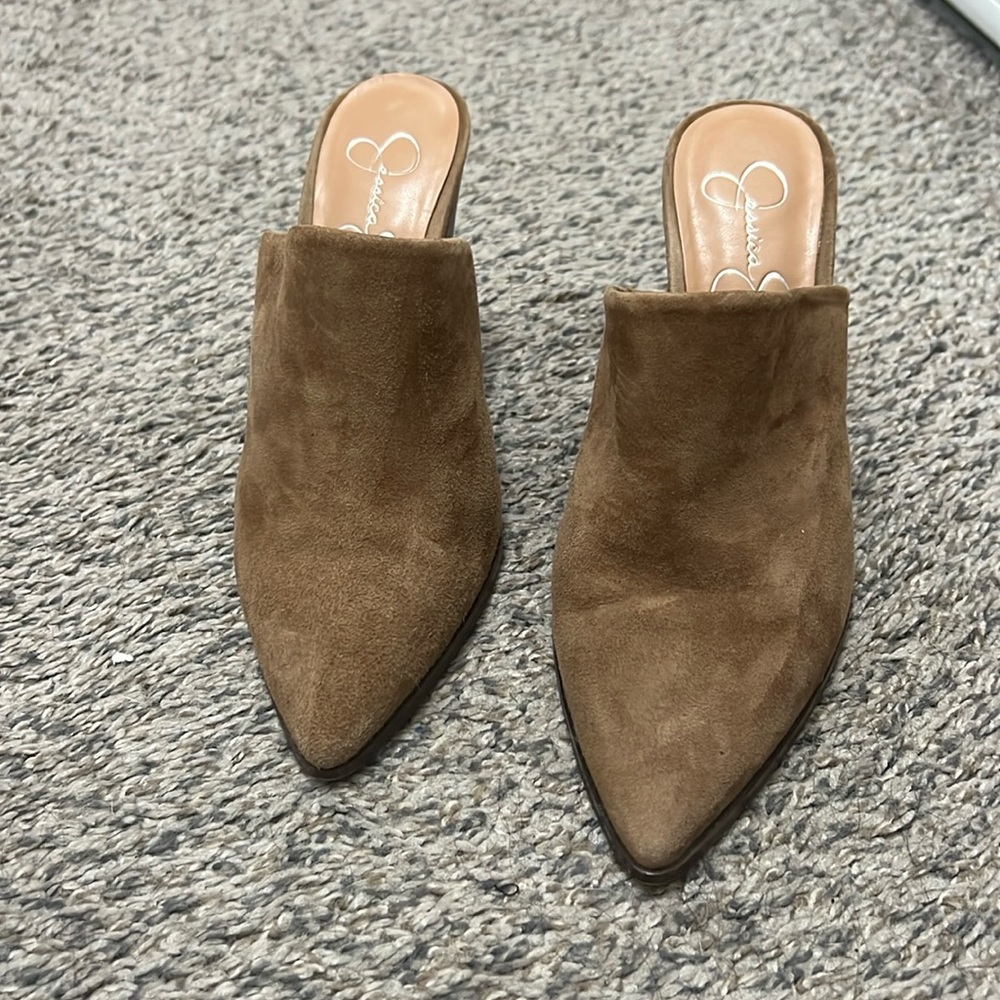 Jessica Simpson heilo wedge mule